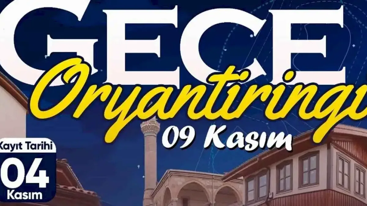 Konya'da 'Gece Oryantiringi'
