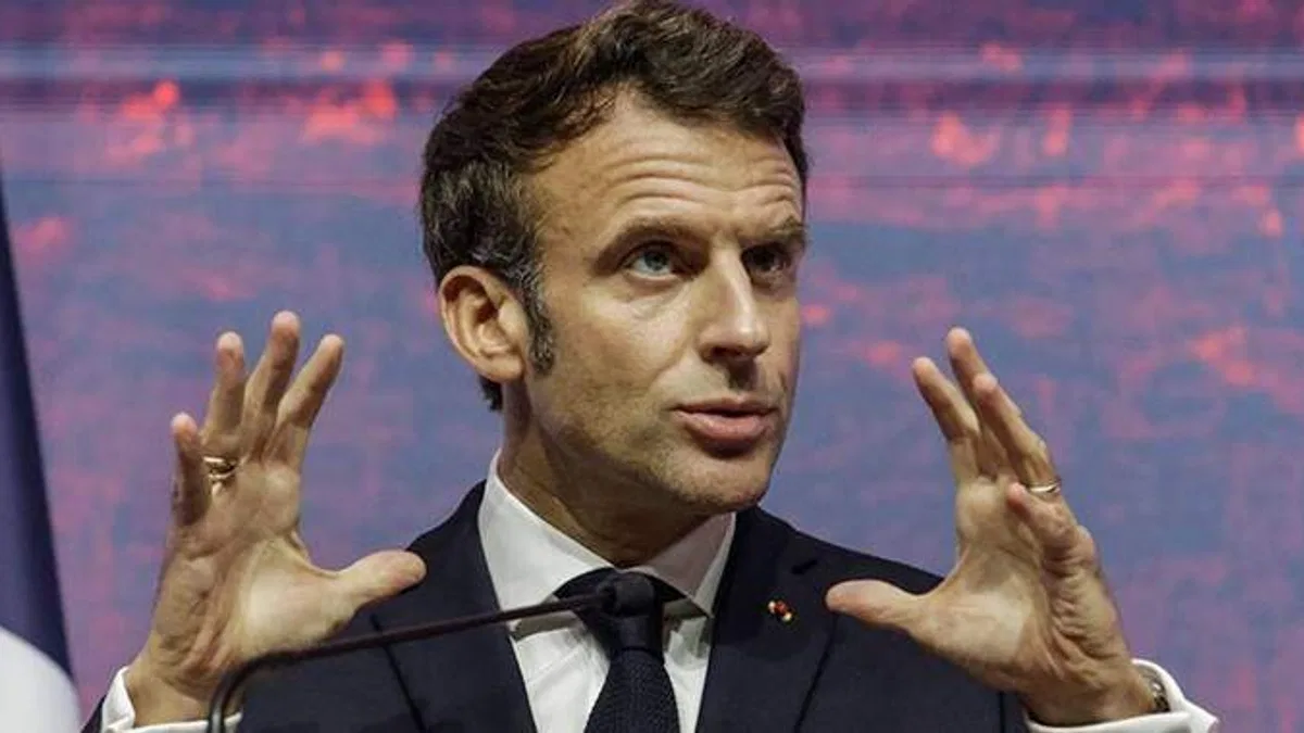 Macron, yeni bir düzene topluca geçiş yapıldığını söyledi