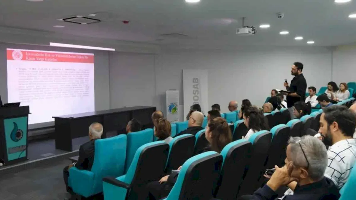 Bursa'da Yeşil Çevre'den 'iş sağlığı' paneli