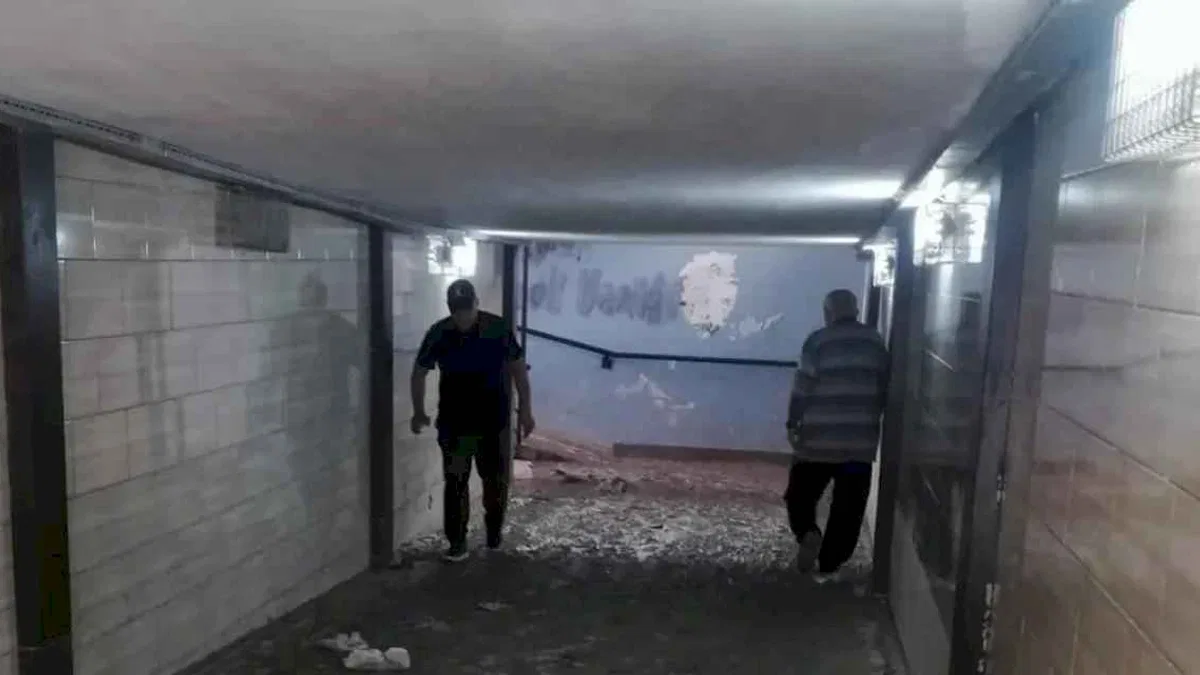 Mudanya Güzelyalı yaya altgeçidi çamur deryası içinde!