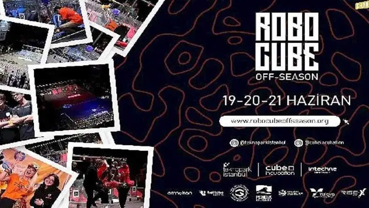 Robocube Off-Season 2023 robot yarışması Teknopark İstanbul öncülüğünde başlıyor