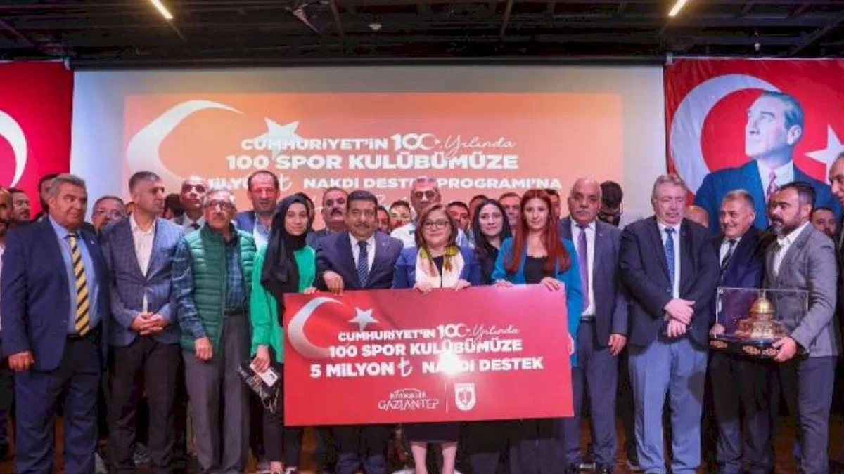 Gaziantep'ten amatör spor kulüplerine 5 milyon TL