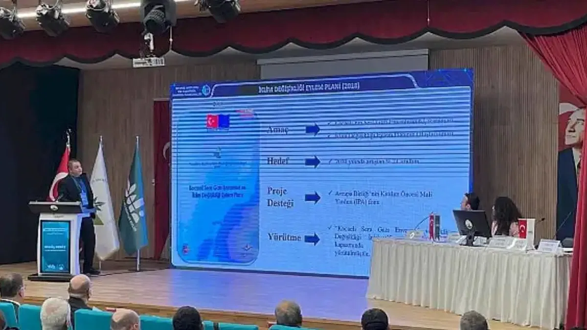 Büyükşehir'den iklim çalışmaları hakkında sunum