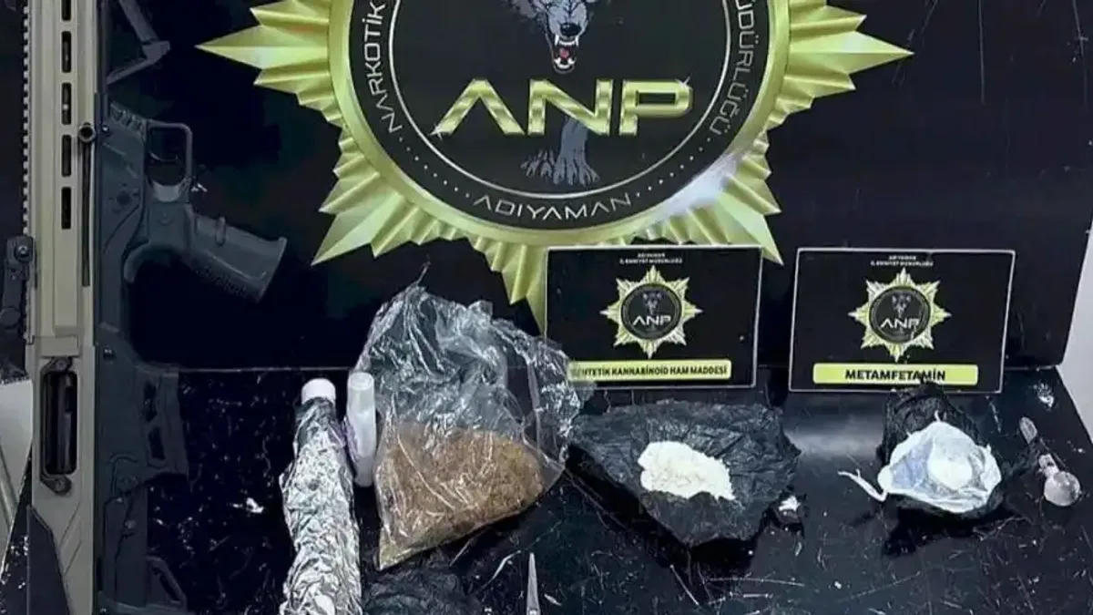 Adıyaman’da uyuşturucu operasyonu: 3 gözaltı