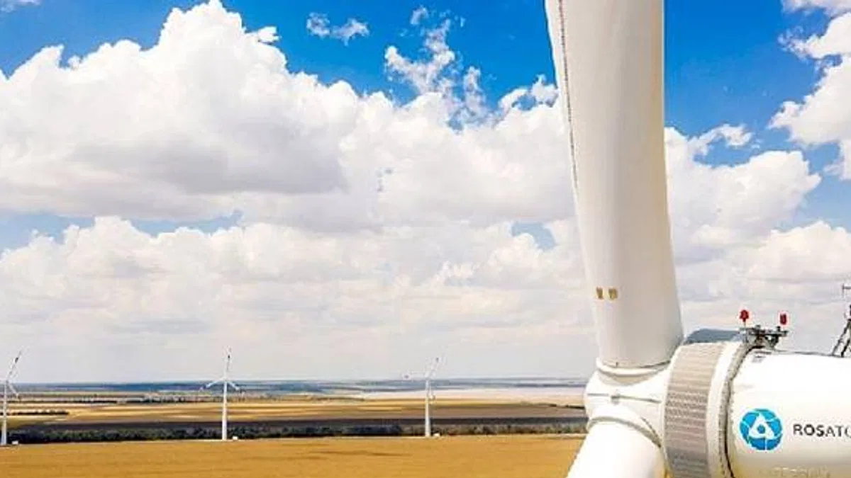 Rosatom'un Rüzgâr Enerjisi Kapasitesi 1 GW'a Ulaştı