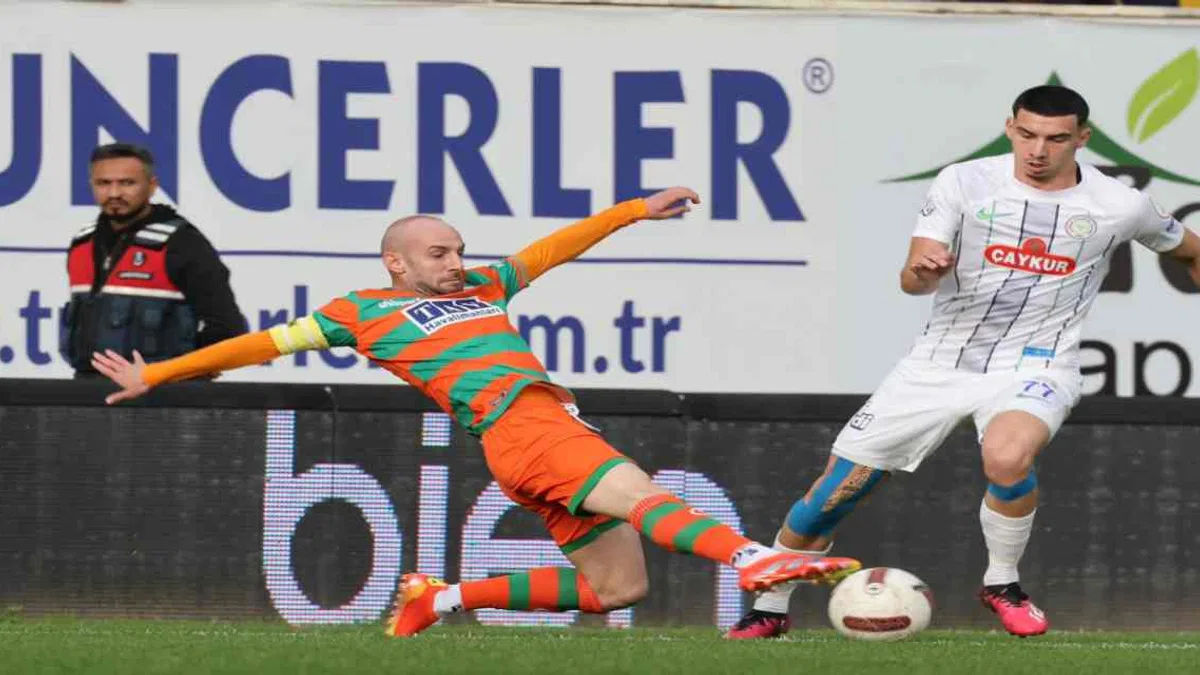 Corendon Alanyaspor 2-1 Çaykur Rizespor (Maç Sonucu)