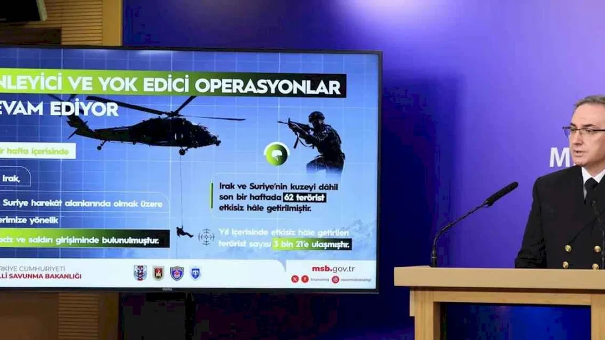Terörü kaynağında yok etmeye devam! Yıl boyunca 3 bin 21 terörist etkisiz hale getirildi
