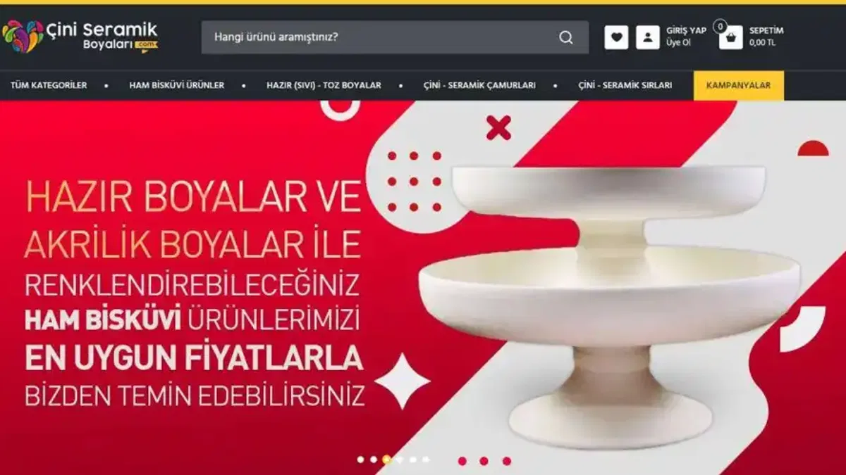Çini seramik boyaları