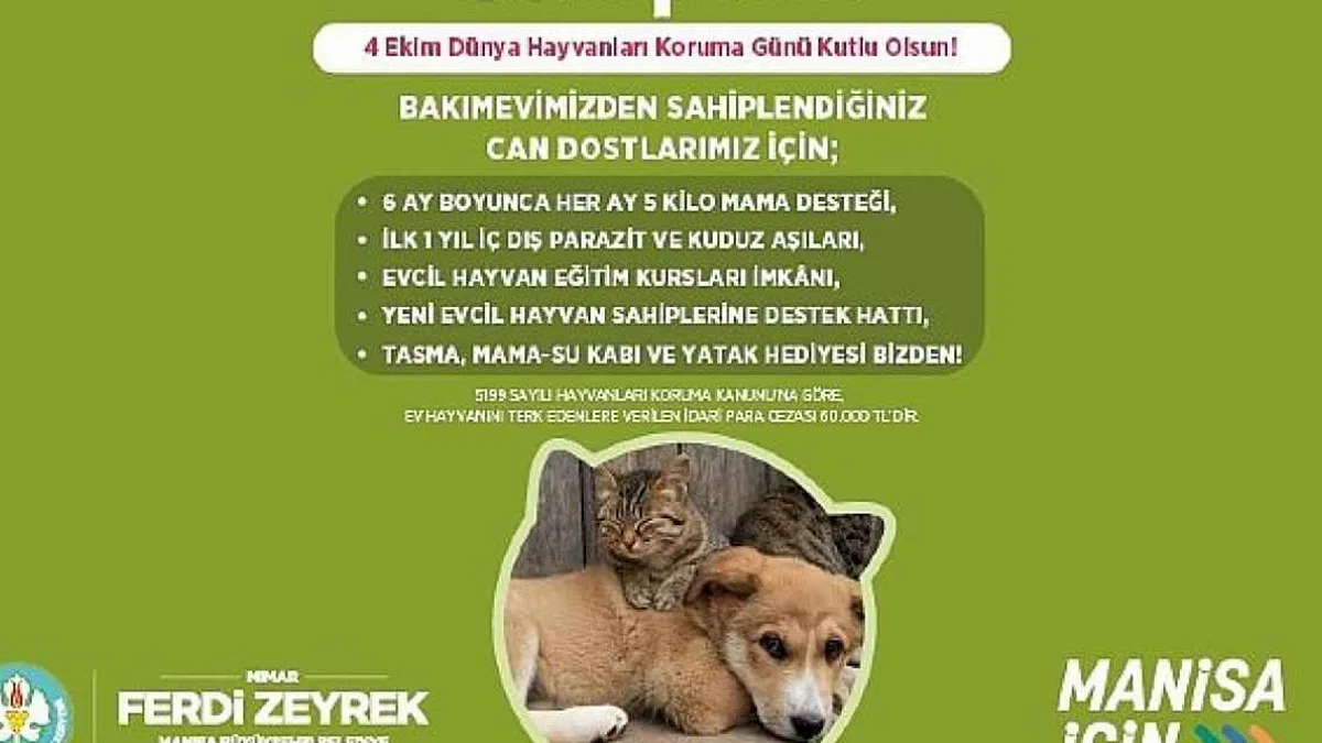 Manisa Büyükşehir Belediyesinden Örnek Proje "Yeter ki Sahiplen!"