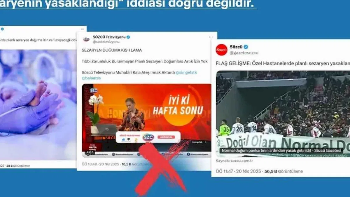 İletişim'den 'planlı sezaryen' iddialarına açıklama