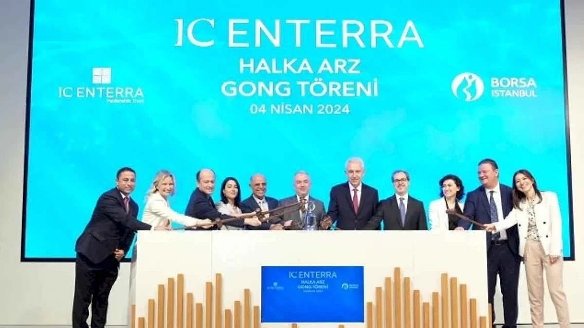 Borsa İstanbul’da gong “IC Enterra Yenilenebilir Enerji” için çaldı