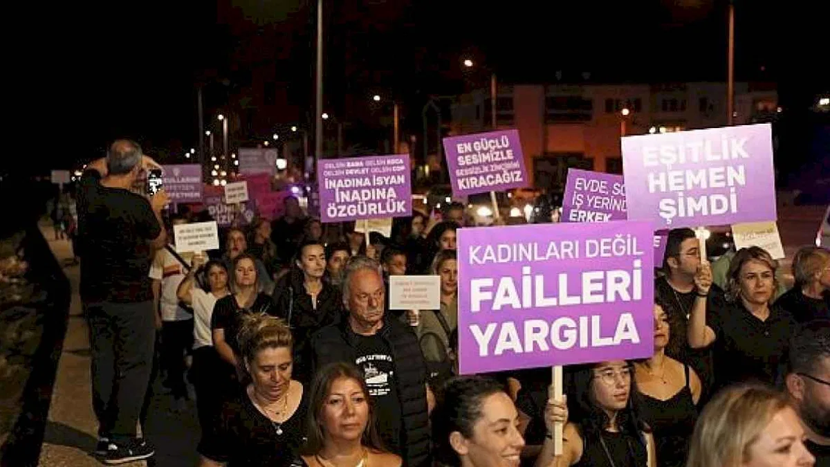 Güzelbahçe Şiddete Karşı Yürüdü