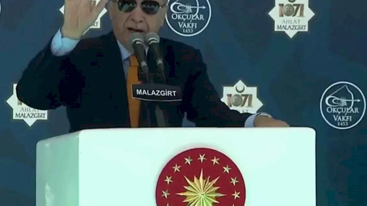 Cumhurbaşkanı Erdoğan Malazgirt'te