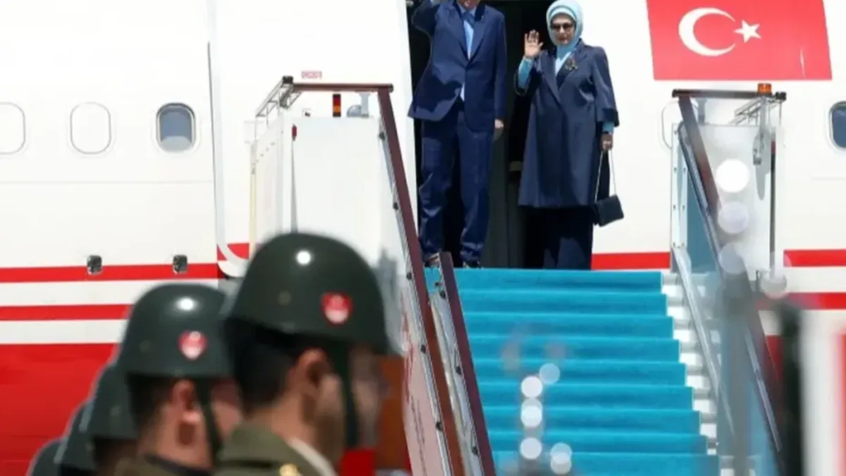 Cumhurbaşkanı Erdoğan Kazakistan’a uğurlandı