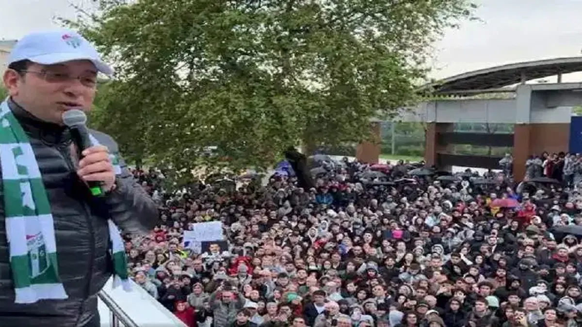 Bursa ve İnegöl'de İmamoğlu fırtınası