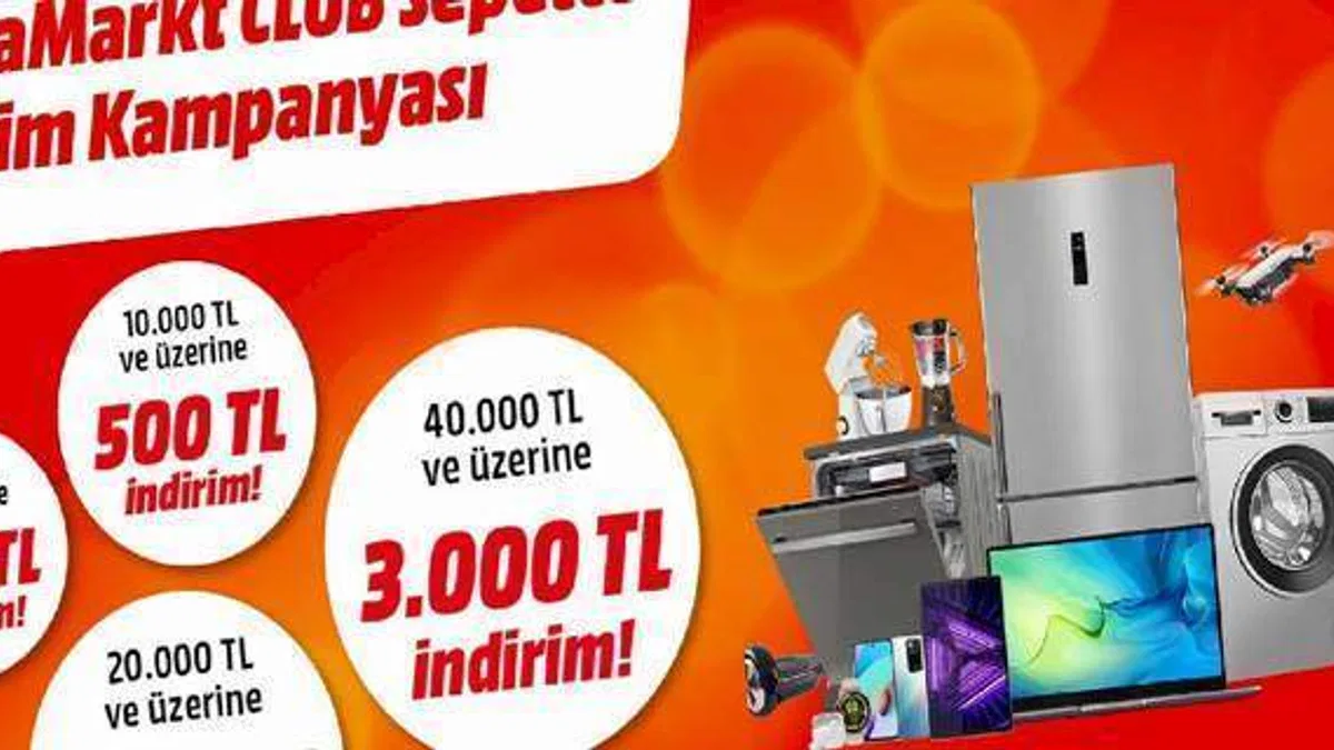 MediaMarkt’tan CLUB Üyelerine Özel 3.000 TL’ye Varan İndirim