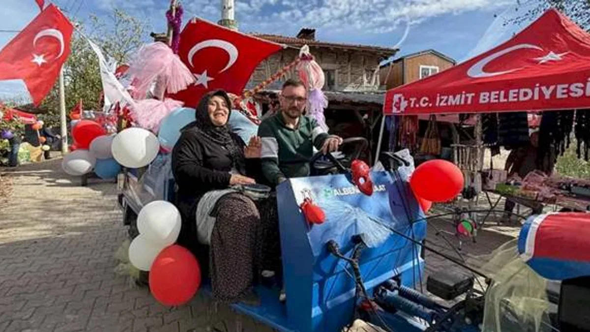 İzmit'te 'pat pat'lardan renkli festival
