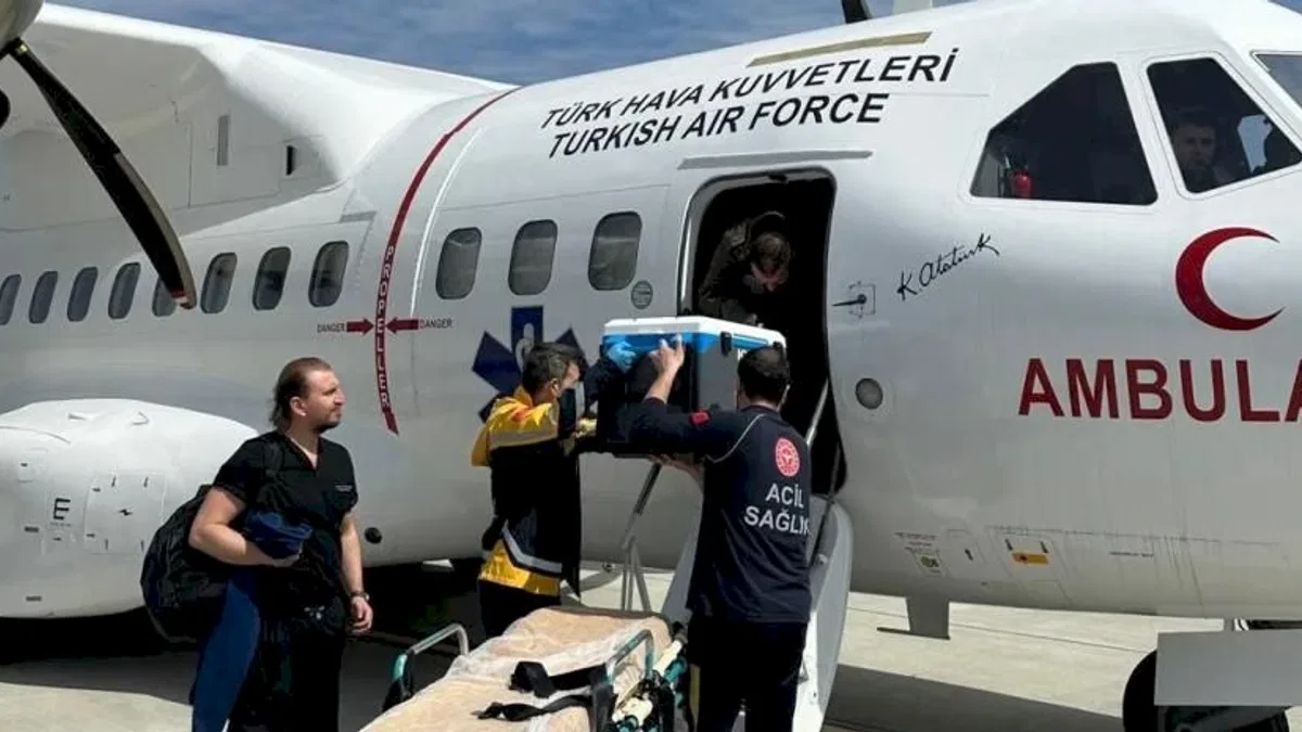 Hava Kuvvetleri’nden hayat kurtaran uçuş