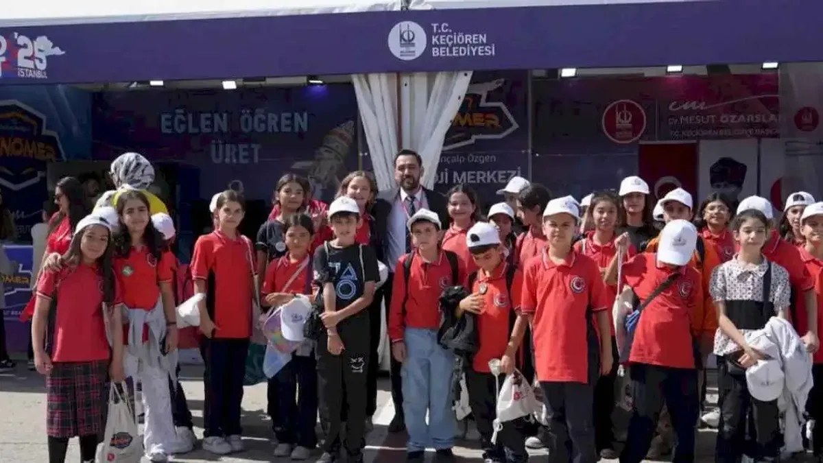 TEKNOFEST İstanbul'da Ankara Keçiören standına yoğun ilgi