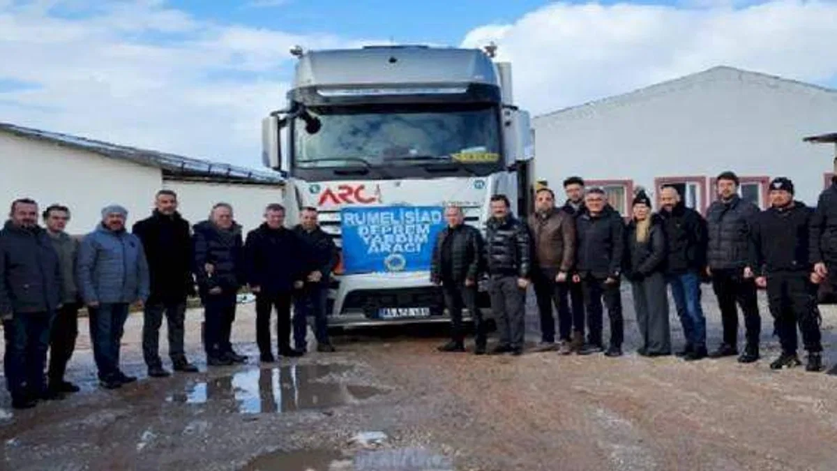 RUMELİSİAD yardım tırı yola çıktı