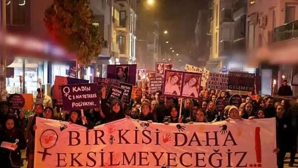 Seferihisar kadına yönelik şiddete karşı mücadelenin sesi oldu