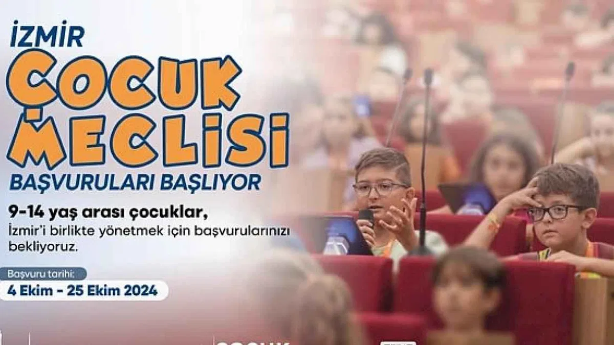 İzmir Çocuk Meclisi başvuruları başlıyor