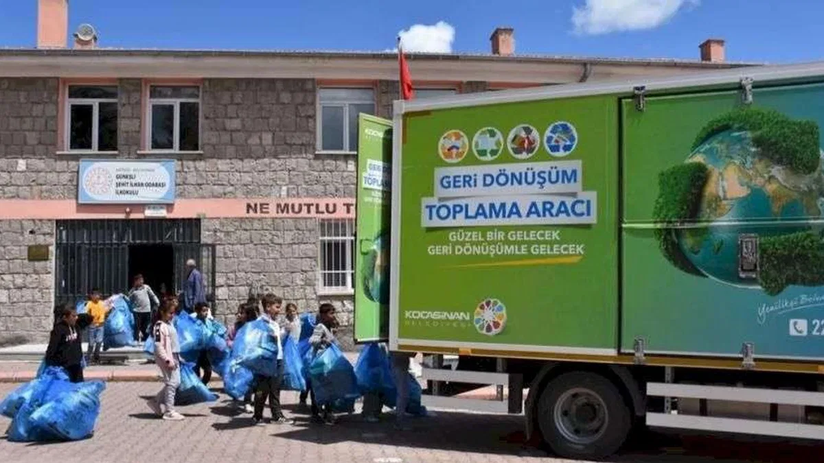 Kayseri Kocasinan okullarda çevre bilincini aşılıyor
