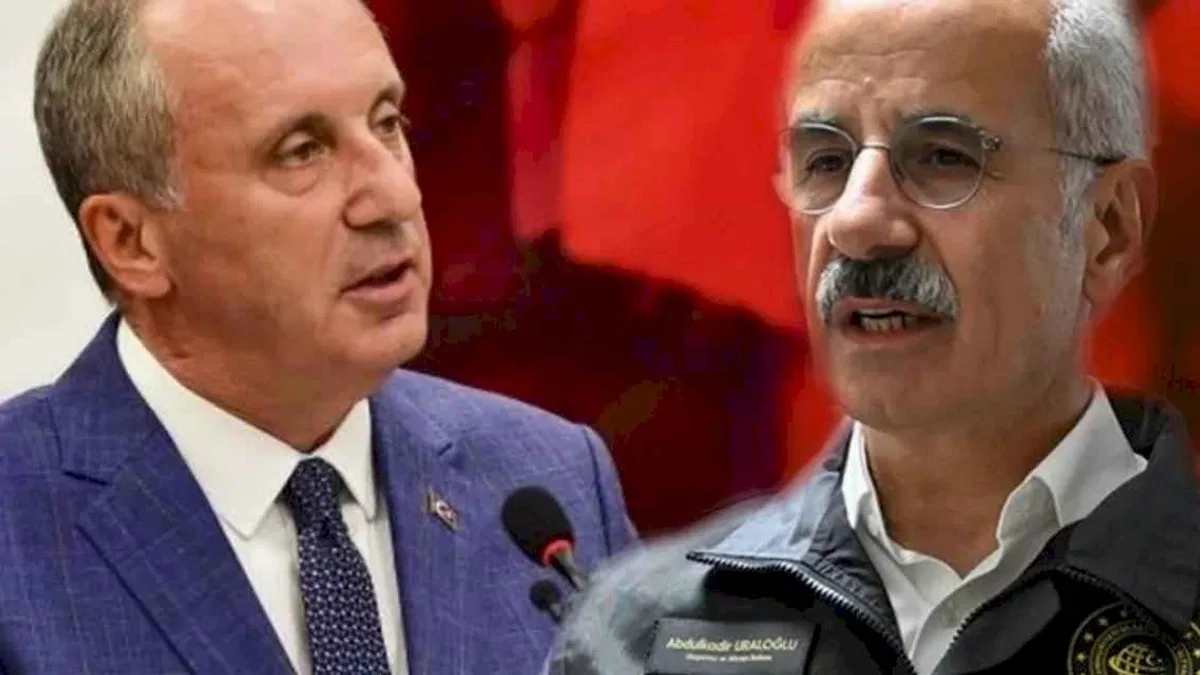Bakan Uraloğlu'ndan CHP'li İnce'ye dakikalı yanıt!