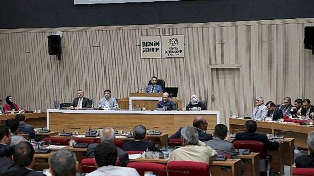 Konya Büyükşehir Meclisi'nden Filistin'e Destek Açıklaması