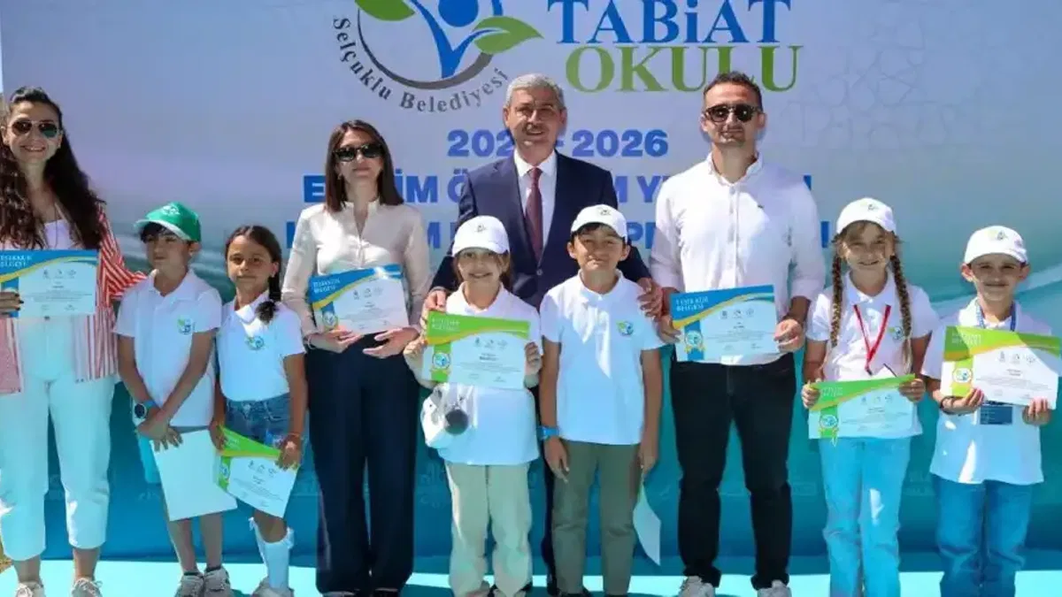 Konya'da Sille Tabiat Okulu'nda yıl sonu heyecanı