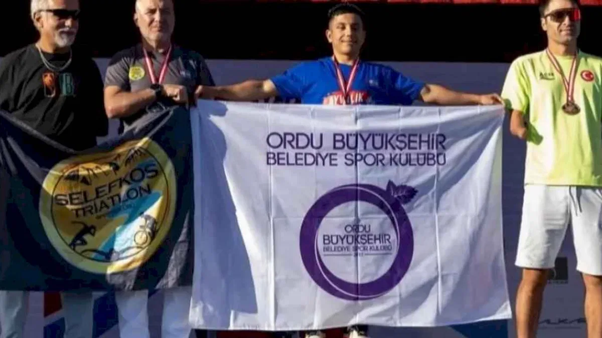Ordu’ya triatlon zaferi!