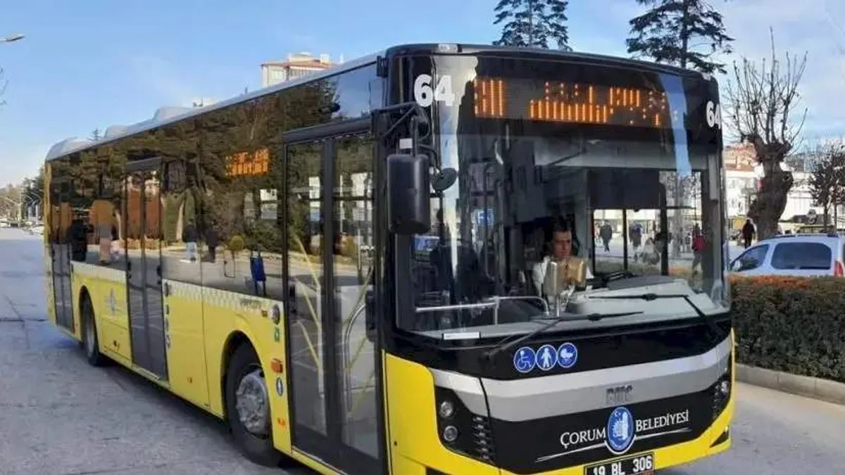 Çorum’da toplu ulaşım araçları rekora imza attı