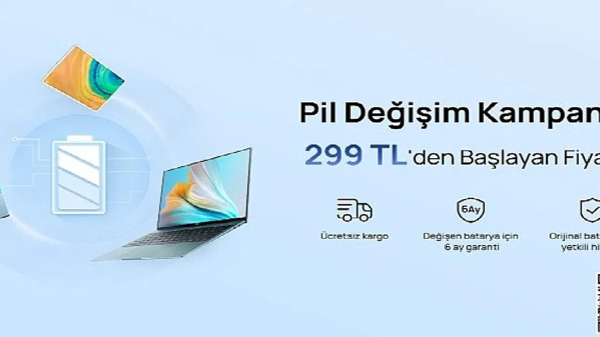 HUAWEI'den uzatılmış garanti ve pil değişim fırsatları