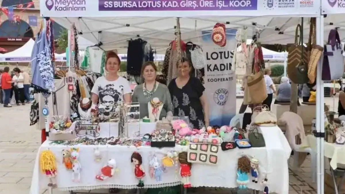 Bursa'da 'meydan' kadınların oldu