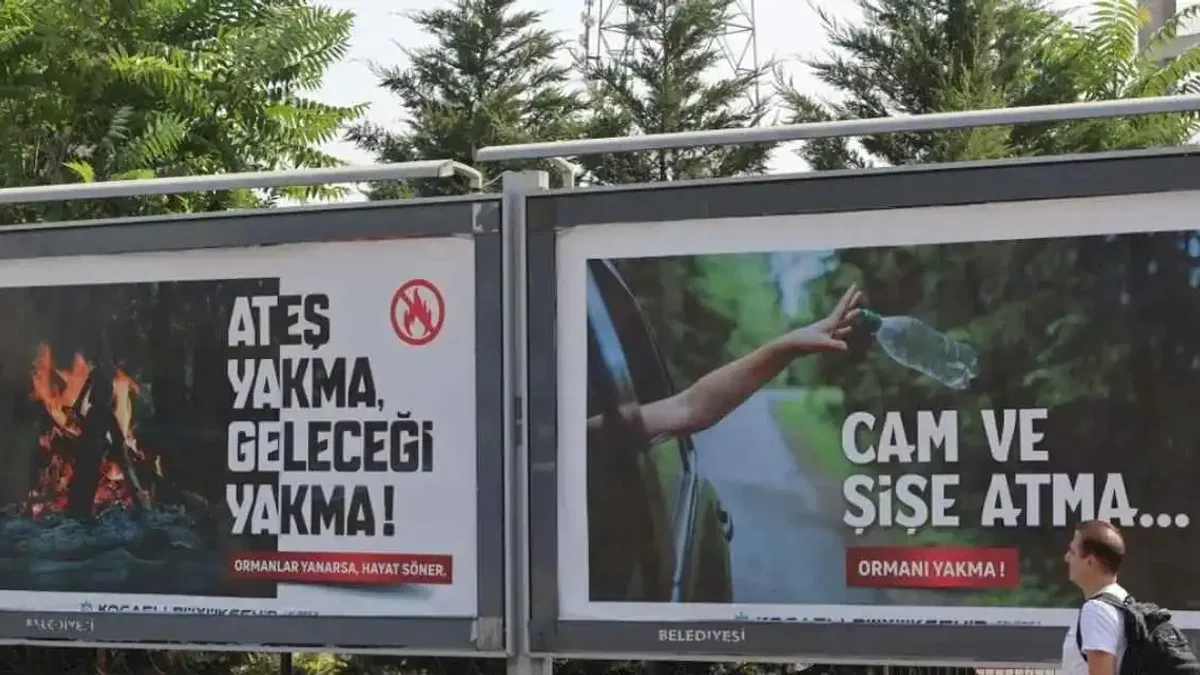 Kocaeli'de orman yangınlarına karşı farkındalığı artırıyor