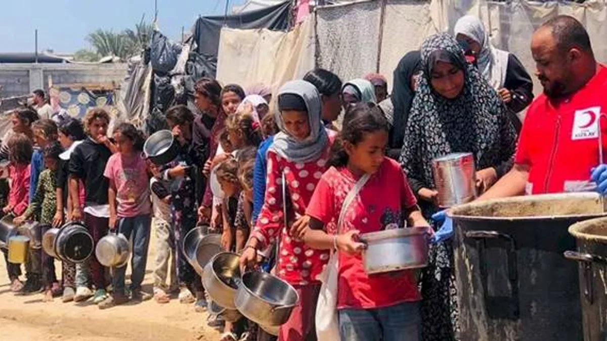 Türk Kızılay’dan kıtlığın eşiğindeki Gazze’ye gıda desteği