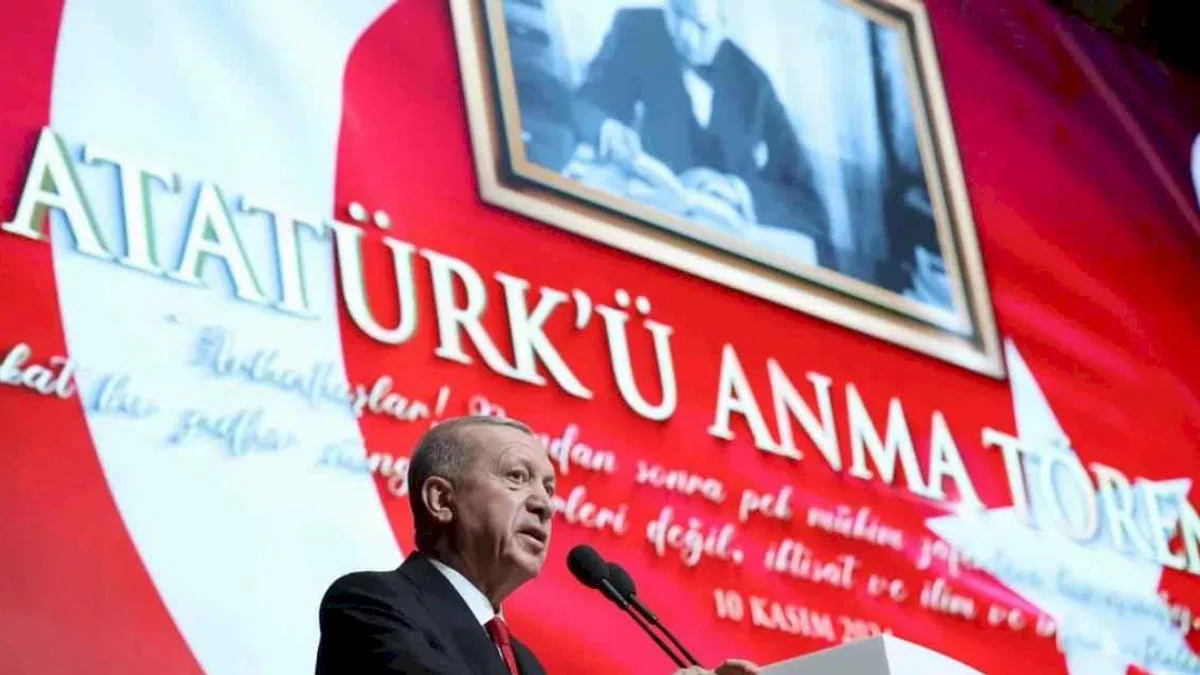 Cumhurbaşkanı Erdoğan: Beraberliği bozacak her söz ve eylem Mustafa Kemal'in emanetine ihanettir!