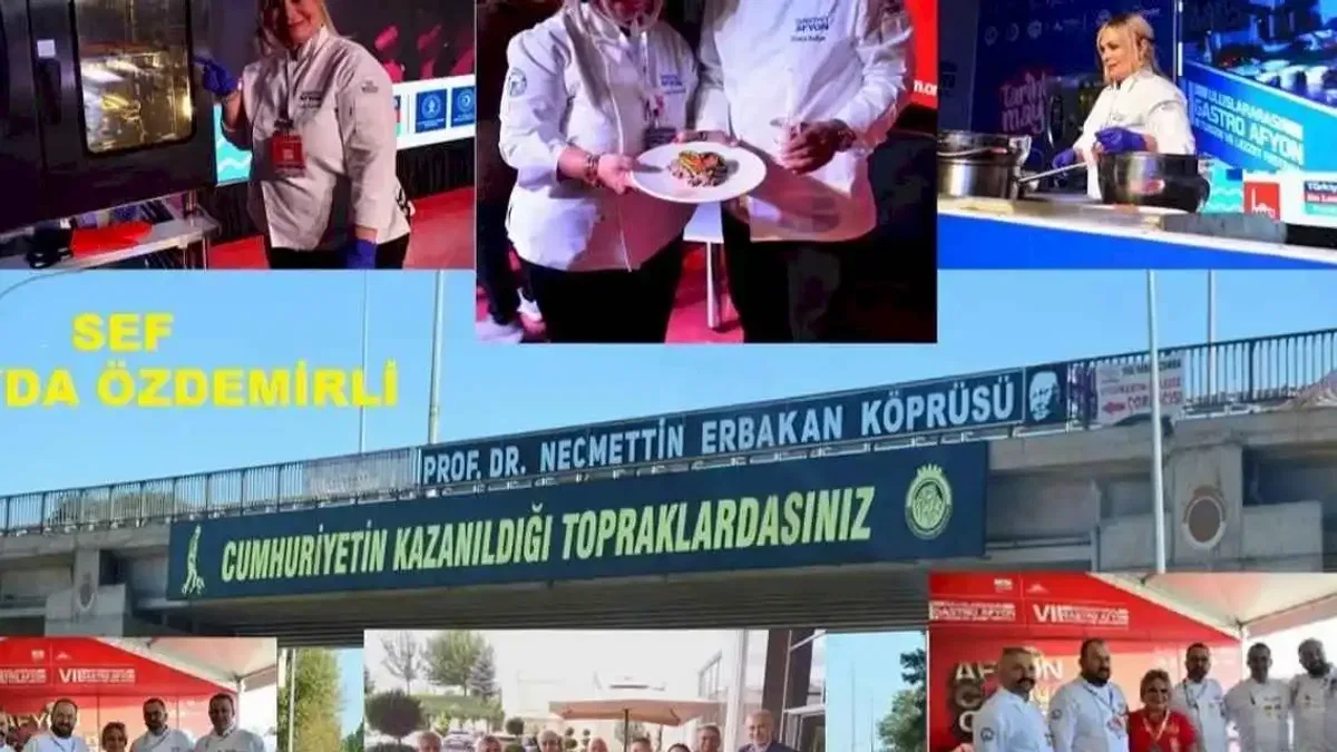 Şef Ceyda Özdemirli’den Gastro Afyon’da lezzet rüzgarı