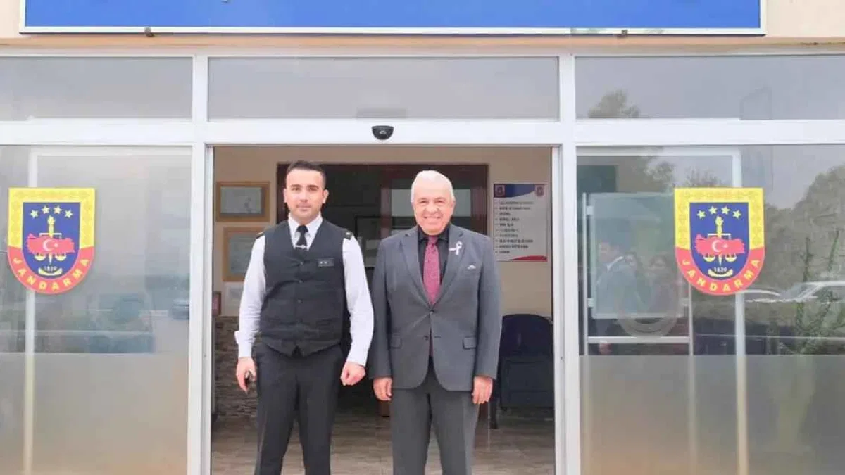 Başkan Şadi Özdemir’den Üsteğmen Önderışık’a Hayırlı Olsun Ziyareti