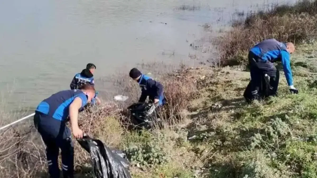 Muğla Ula Göleti'nde kapsamlı temizlik