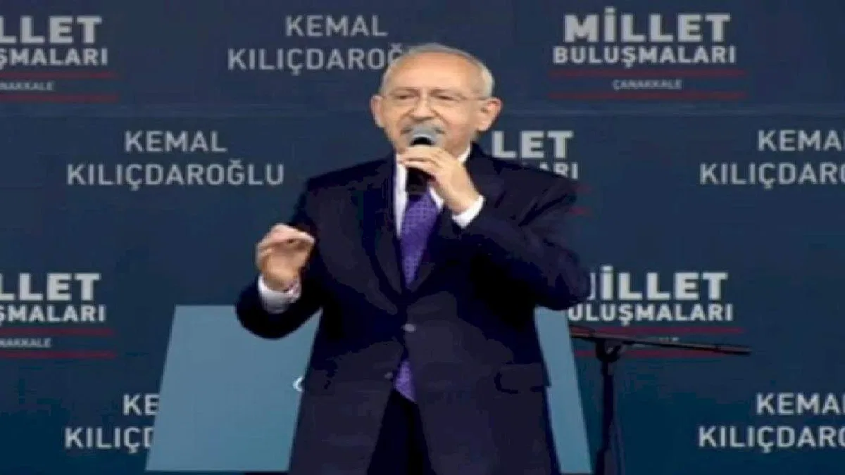 Kılıçardaroğlu Çanakkale'den 'söz' verdi: "Hayalleriniz Bay Kemal'in hedefi olacak"