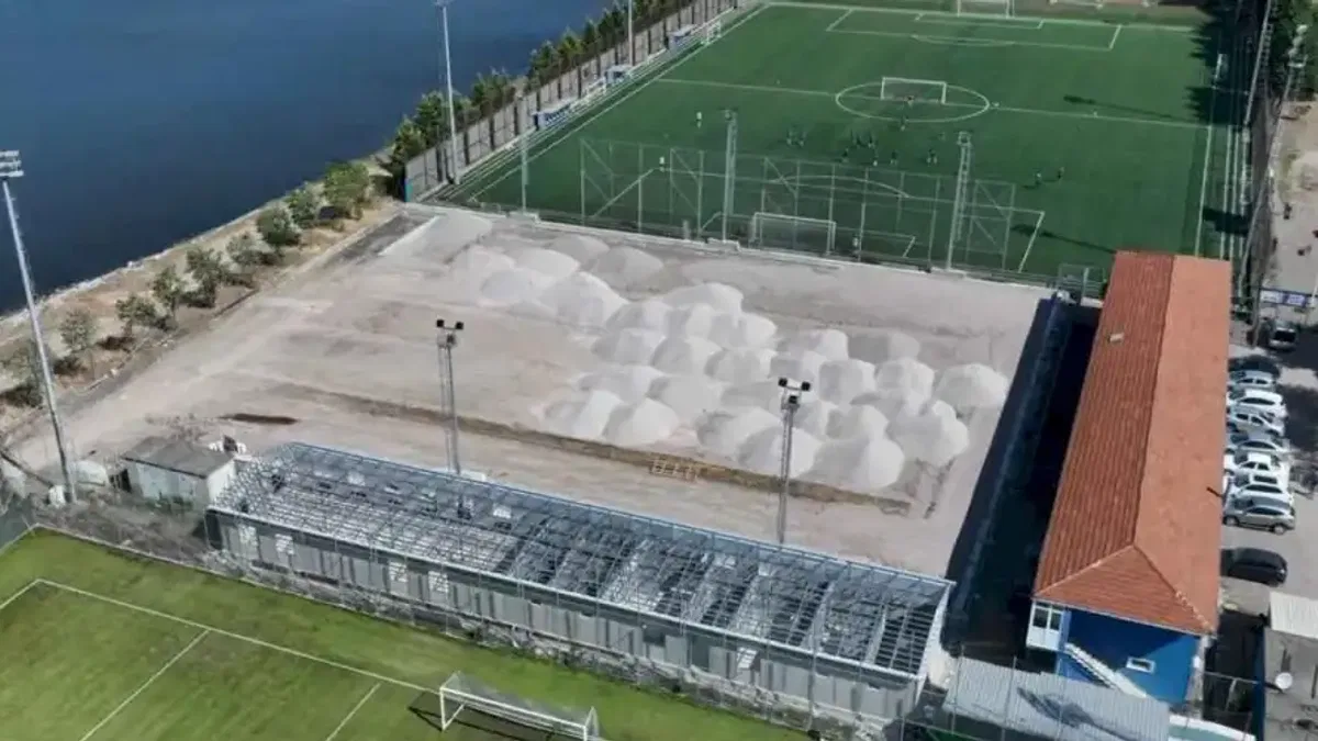 Winsan tesislerine yeni saha yapılıyor