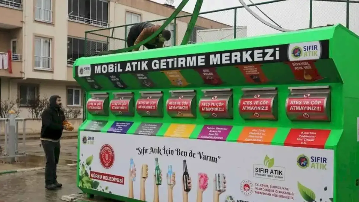 Bursa Gürsu’da geri dönüşüm muhteşem oldu