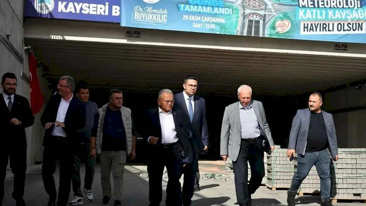 Kayseri Büyükşehir'den katlı kavşak tanıtımı