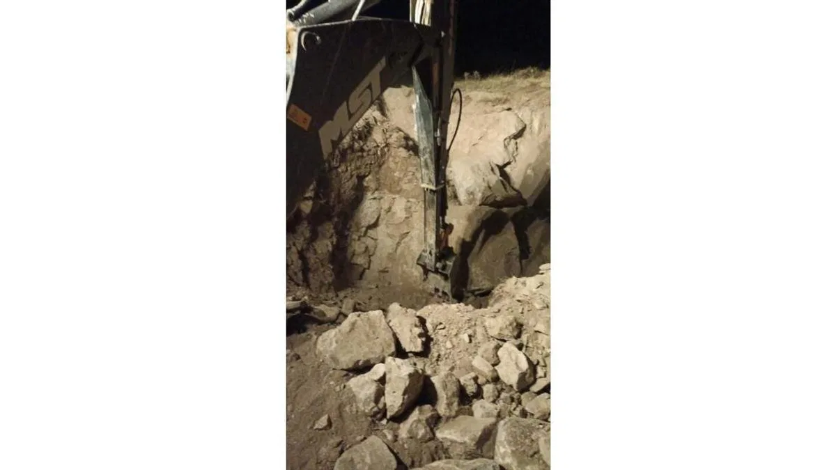 Kayseri'de kaçak kazı yapan şüpheli yakalandı
