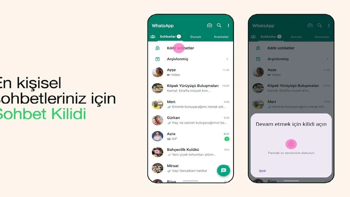 WhatsApp, Sohbet Kilidi Özelliğini Duyurdu