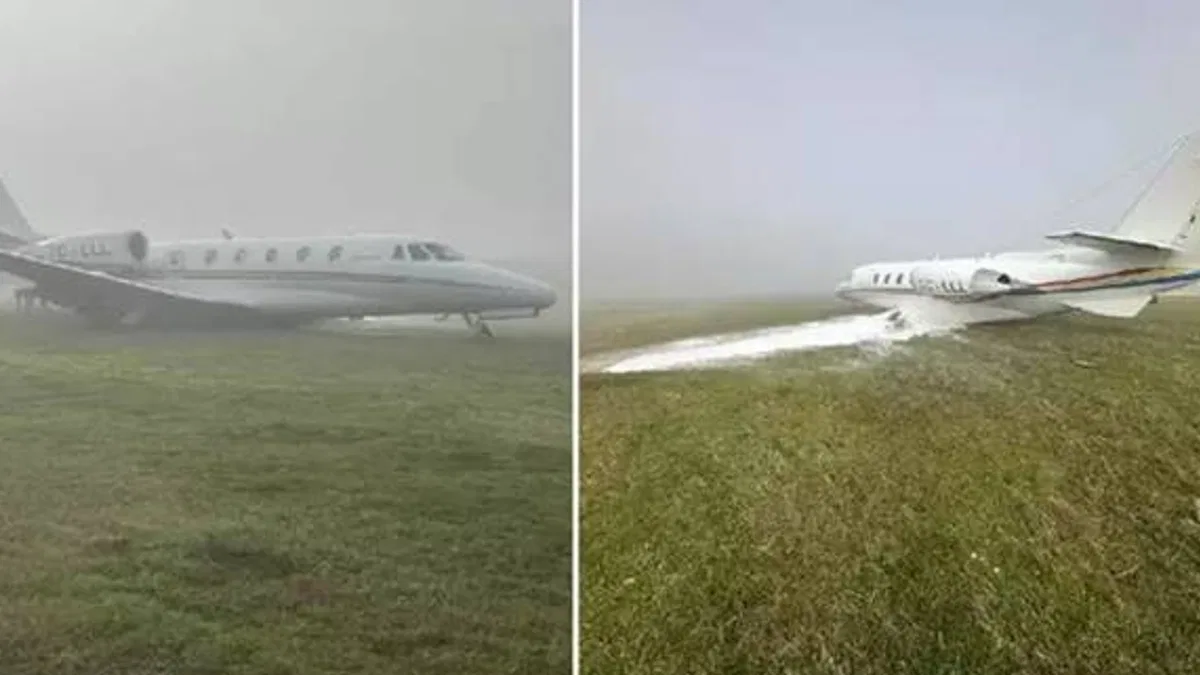 Diyarbakır'da özel jet pistten çıktı!