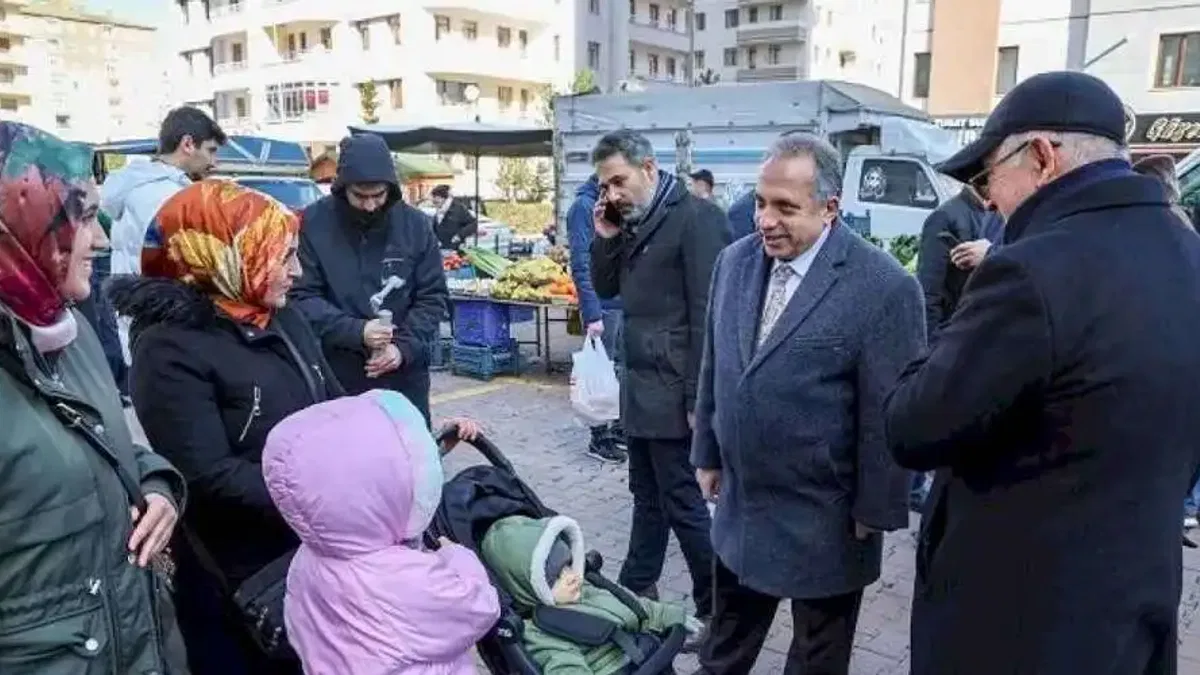 Başkan Yalçın'a yoğun ilgi