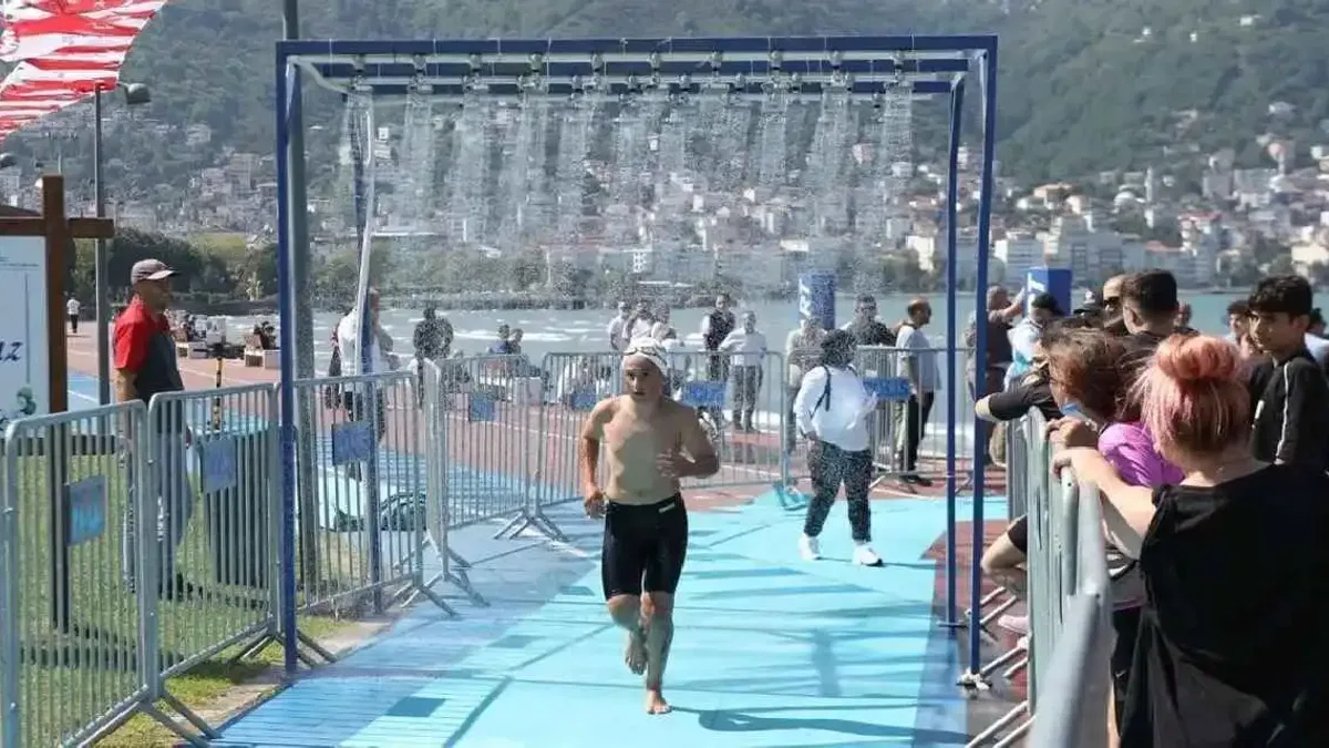 Ordu’da triatlon heyecanı