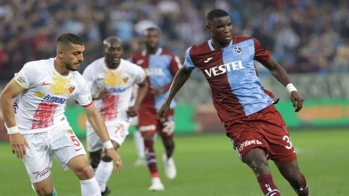 Trabzonspor 0 - 1 Mondihome Kayserispor ( Maç Sonucu) Kayseri Trabzon'u evinde devirdi